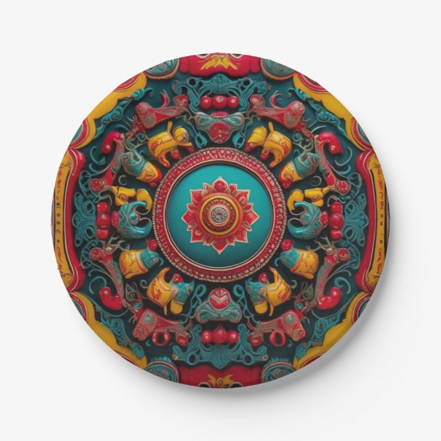 Craft tableware  paper plates (Front)