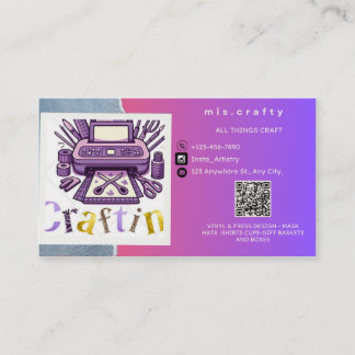 Craft Vinyl Business Card