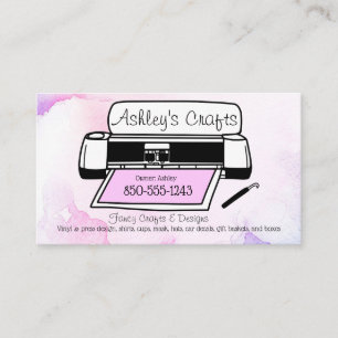 Craft Vinyl Business Card - Silhouette Cricut