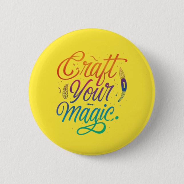 Craft Your Magic Button (Front)