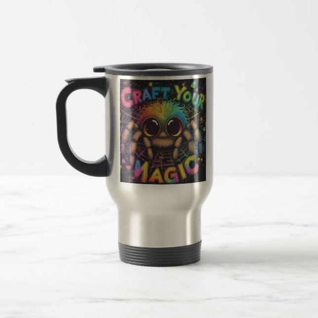 "Craft Your Magic" Travel Coffee Mug (Left)