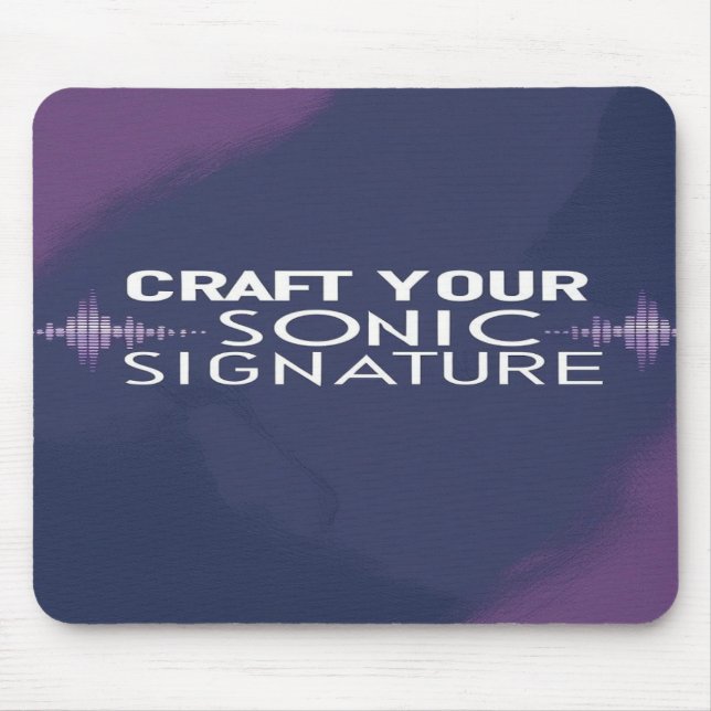Craft Your Sonic Signature option 2 Mouse Pad (Front)