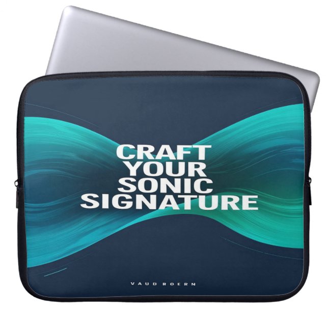 Craft Your Sonic Signature option 3 Laptop Sleeve (Front)