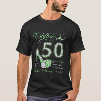 Crafted 50 Years Ago 50th Birthday 50 Years Old Wo T-Shirt