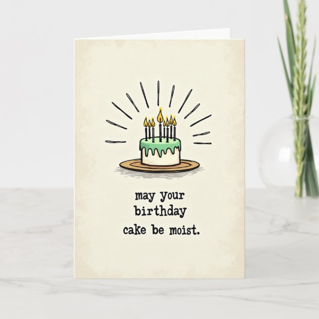 Crafted Candle Birthday Card (Front)