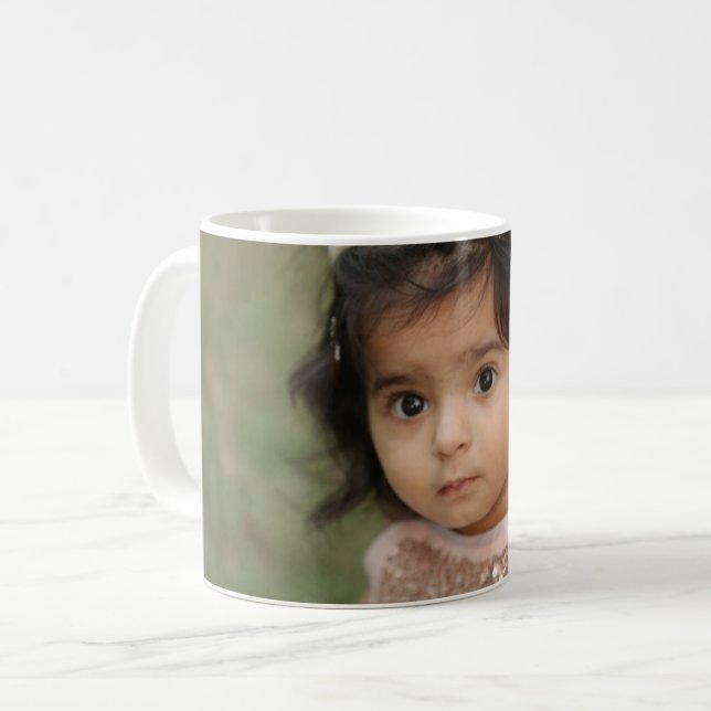 "Crafted Comfort: Personalized Mug Designs for You (Front Left)