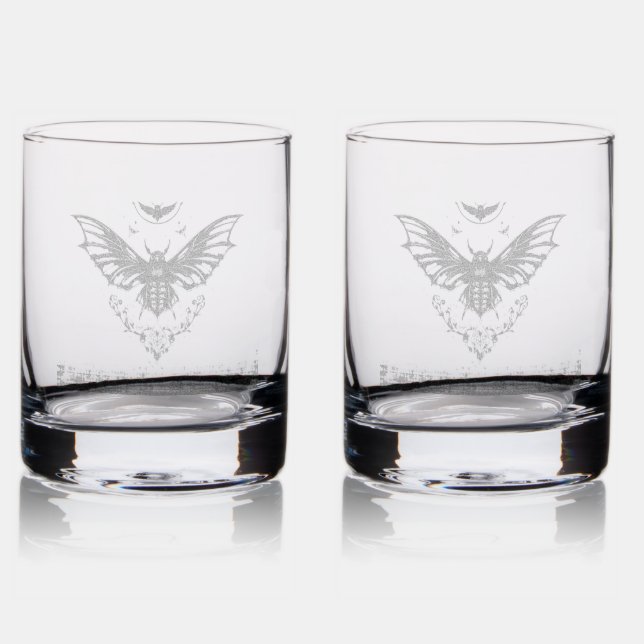  “Crafted for Connoisseurs”  “Luxury in Every Sip” Rocks Glass (Glassware)
