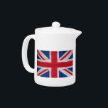 Crafted Union Jack. Teapot<br><div class="desc">A colorful fabric crafted Union Jack.</div>