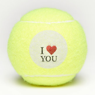 Crafted with love--bringing joy to your life." tennis balls