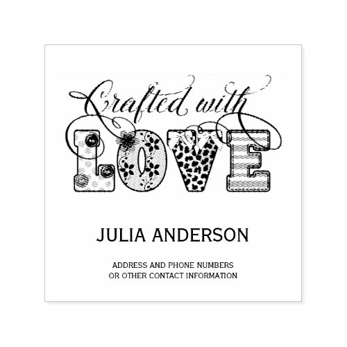 Crafted With Love ID193 Self_inking Stamp