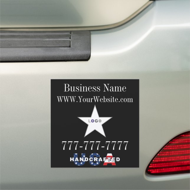 Crafter Business Artist Handcrafted USA Car Magnet (In Situ)