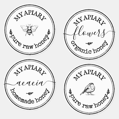 Crafter Business Artist Round Iron On Logo Labels