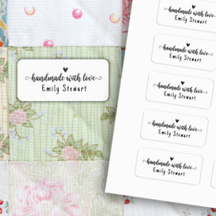 Crafter Custom Clothing label for handmade item