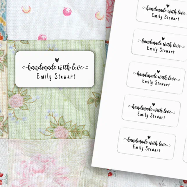 Custom Craft Labels Crafter Custom Clothing label for handmade item | Zazzle