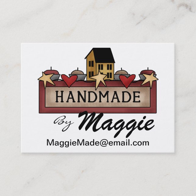 Crafter / Designer / Seamstress Business Card (Front)