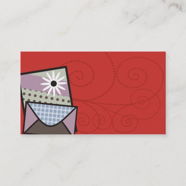 crafter handmade cards business card (Front)