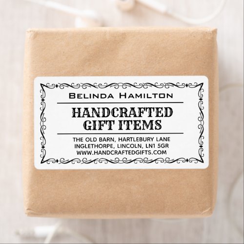 Crafter Product Name  Description on a Label