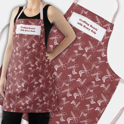 Crafting Beauty with Every Snip Hair Salon Apron