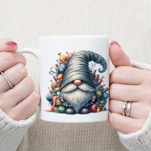 Crafting Gnome With Crafting Stash Coffee Mug