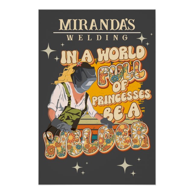 Crafting Inspiration Workshop Name Custom Quote Poster (Front)