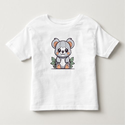 Crafting Kawaii Magic Koala Vector Toddler T_shirt