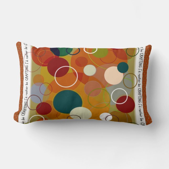 Crafting Lumbar Pillow (Front)
