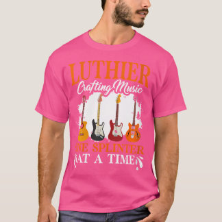 Crafting Music - Guitarist Acoustic Guitar Fixer L T-Shirt