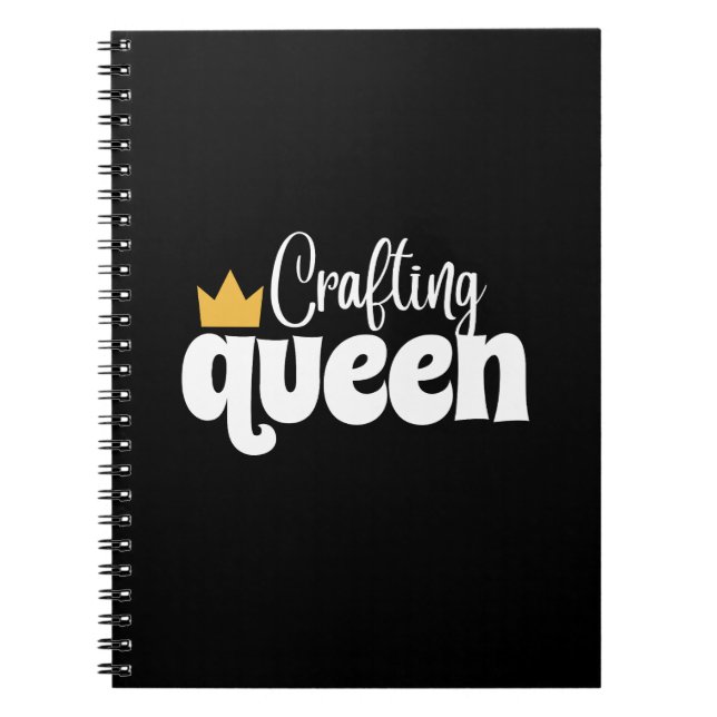 CRAFTING QUEEN NOTEBOOK (Front)