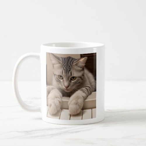 Crafting the Perfect Cat Playing the Piano Mug