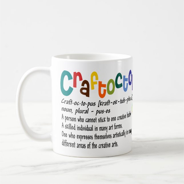 Craftoctopus Crafter's Mug (Left)