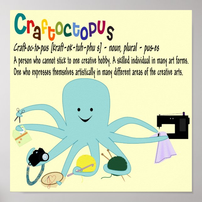 Craftoctopus Print (Front)