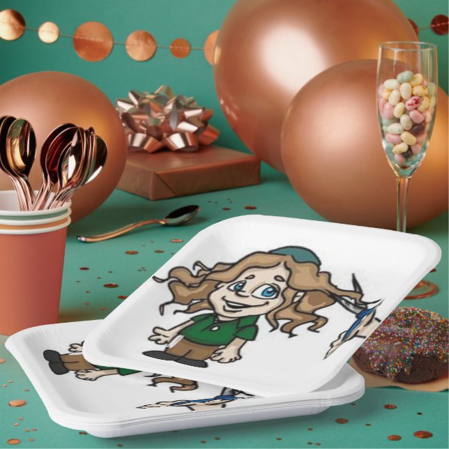 Crafts Party Supplies Tableware PaperPlates Paper Plates (Multi)