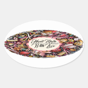 Crafts Sewing Knitting Sticker