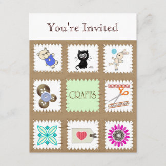 Crafts, You're Invited Invitation