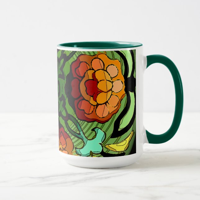 Craftsman Autumn Garden Mug (Right)