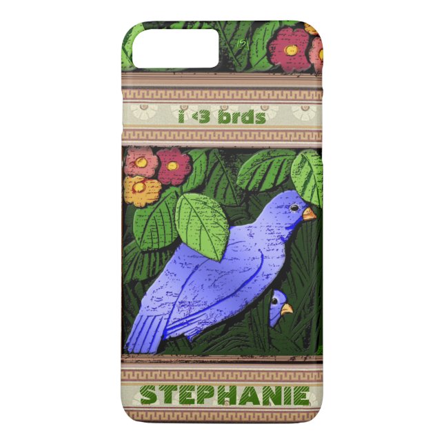 Craftsman Birds - Personalized Case-Mate iPhone Case (Back)