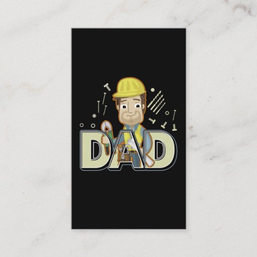 Craftsman Dad Electrician Husband Handyman Business Card