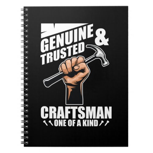 Craftsman Dad Funny Handyman Husband Notebook