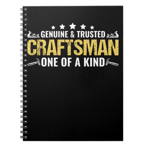 Craftsman Dad Funny Handyman Notebook