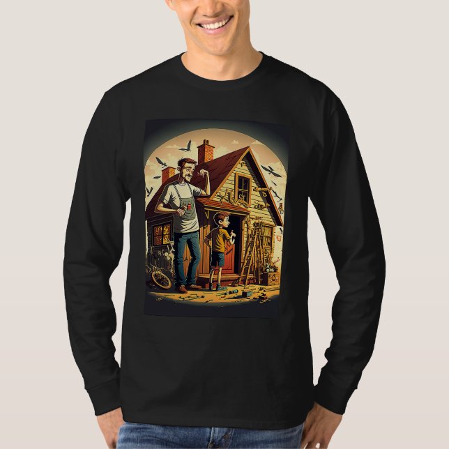 Craftsman DIY Home Improvement Father And Son Doin T-Shirt (Front)