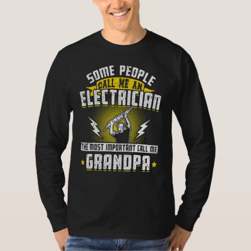 Craftsman Grandpa Dad Electrician T_Shirt