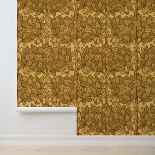 Craftsman or Mission Style Hedgerow Pattern Wallpaper