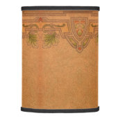 Craftsman or Mission Style Oak Leaf Acorn Frieze Lamp Shade (Right)