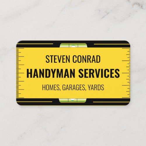 Craftsman precision inspired  business card