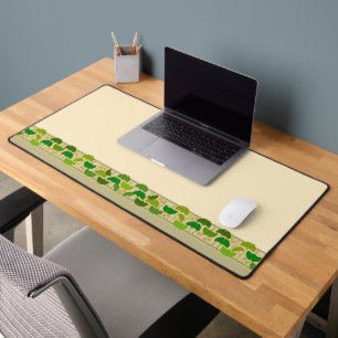 Craftsman Style Ginkgo Leaves Desk Mat