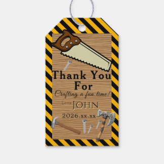 Craftsman's Birthday Gift Tags