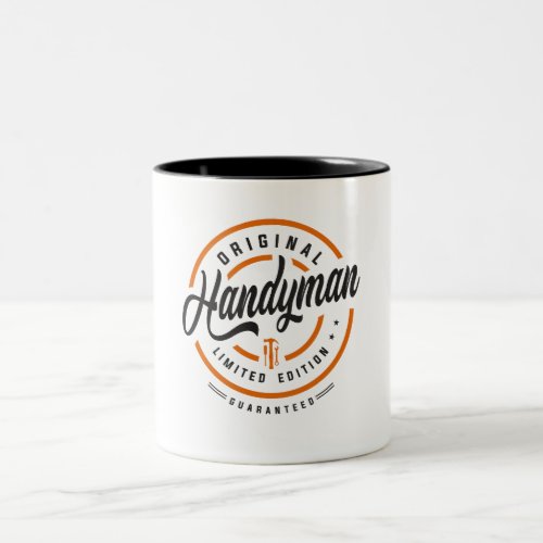 Craftsmans Pride Edition _ Handyman Two_Tone Coffee Mug