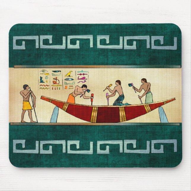 Craftsmanship Egyptian Folk Art Mouse Pad (Front)