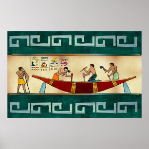 Craftsmanship Egyptian Folk Art Poster
