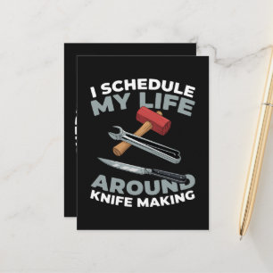 Craftsmanship Metalwork Announcement Postcard